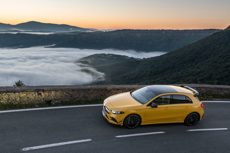Illustration for article titled 2019 Mercedes-AMG A35: Benz's New Hot Hatch Has Toys for Your Next Track Day